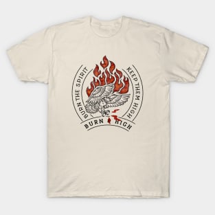 Burn and high (white) T-Shirt